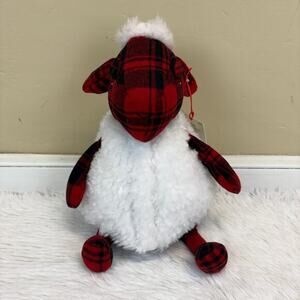 NWT Woolrich x Target Buffalo Check Red Black Plaid Sheep Plush Removable Vest